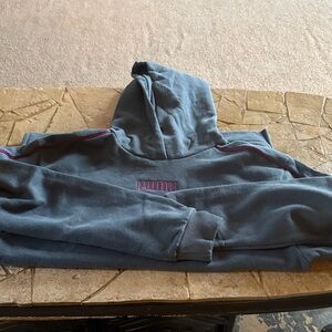 Puma Dark Blue Hoodie with Maroon Accents